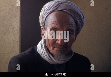 portrait of Hazara man Shia ethnic minority group Kabul Afghanistan Stock Photo