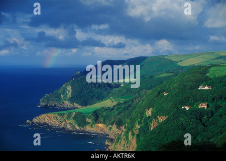 Woody Bay North Devon England UK Stock Photo