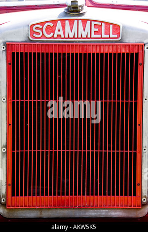 Vintage Scammell lorry at rally Stock Photo - Alamy