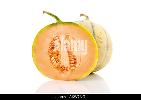 Cavaillon melons, close-up Stock Photo