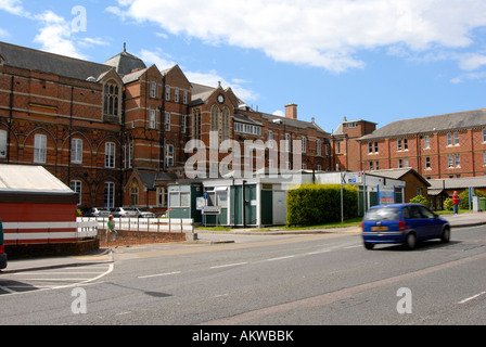 Front entrance of Royal Hampshire County Hospital, Winchester, Hampshire Stock Photo