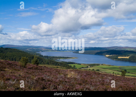 dh Struie Hill STRUIE ROSS CROMARTY Viewpoint overlooking Dornoch Firth and Cadha Mor Stock Photo