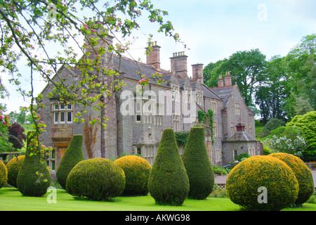 Cefntilla County House Home of Lord Raglan Monmouthshire South East Wales Stock Photo