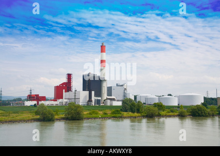 Power plant in Theiß, Lower Austria, Austria Stock Photo