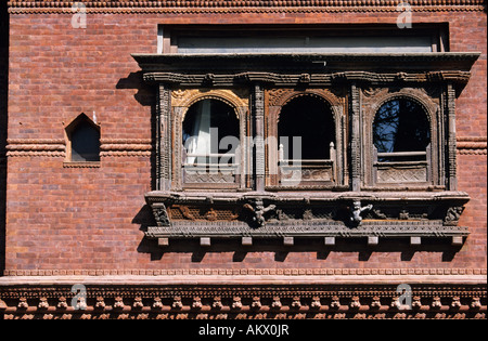 Nepal, Kathmandu, Dwarika's Hotel Stock Photo