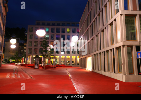 Revitalization of the derelict St. Gall downtown area 'Bleicheli': Architect Carlos Martinez and artist Pipilotti Rist have cre Stock Photo