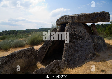 A stone age grave in Southern Europe Stock Photo