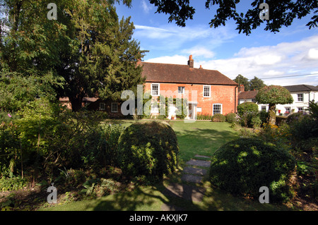 Author Jane Austens house in the village of Chawton Hampshire Stock Photo