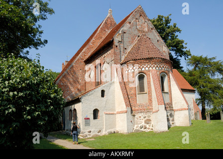 Ancient church, Altenkirchen, Ruegen, Rugia, MecklenburgWestern