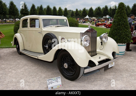 Rolls Royce 20/25 HP Special Touring Saloon, GB 1935, vintage car meeting, Schwetzingen, Baden-Wuerttemberg, Germany Stock Photo