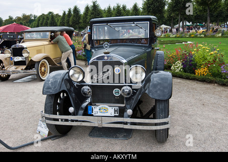 Mercedes Limousine 200 Stuttgart, Germany, Vintage Car Gala, Schwetzingen, Baden Wuerttemberg, Germany Stock Photo