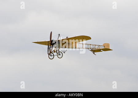 Bleriot XI, 'La Manche', vintage planes meeting at the Hahnweide, Kirchheim-Teck, Baden Wuerttemberg, Germany Stock Photo