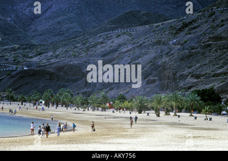Teresitas beach on Tenerife Stock Photo