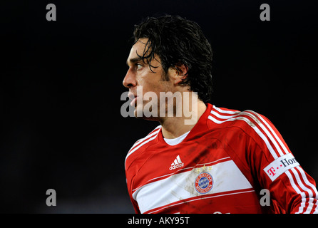 Luca Toni of FC Bayern Munich is shown in action during the UEFA ...