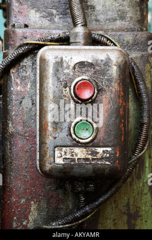 On/off switch, close-up Stock Photo