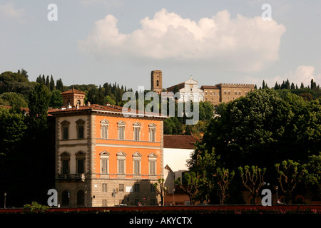 Basilika San Miniato al Monte, Florence, Tuscany, Italy Stock Photo