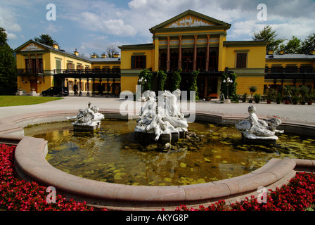 Emperor's mansion in in the Kaiserpark of Bad Ischl, Salzkammergut, Austria Stock Photo