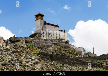 Yumbulagang fort near Lhasa, Tibet, Asia Stock Photo