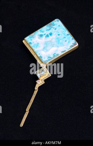 Designer piece of jewellery, brooch Stock Photo