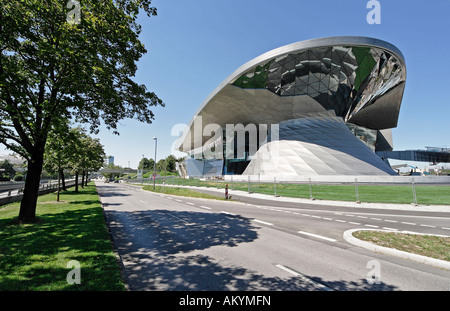 Building of the new BMW world in Munich Bavaria Germany Stock Photo