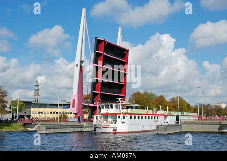 Schroebrug movable bridge Middelburg Zeeland Holland the Netherlands Stock Photo