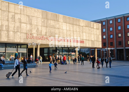 Roman germanic museum in Cologne, North Rhine-Westphalia, Germany Stock Photo