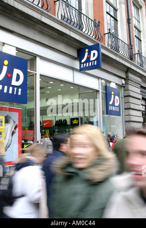 jd sports retail shop in oxford street london uk Stock Photo