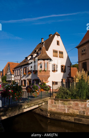 Maison Ami Fritz, Wissembourg, Alsace, France Stock Photo