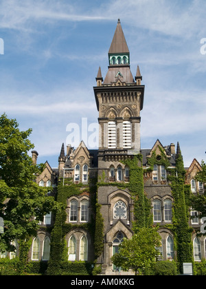 The front of Knox College, part of the University of Toronto, which is situated in King's College Circle. Toronto Ontario Canada Stock Photo