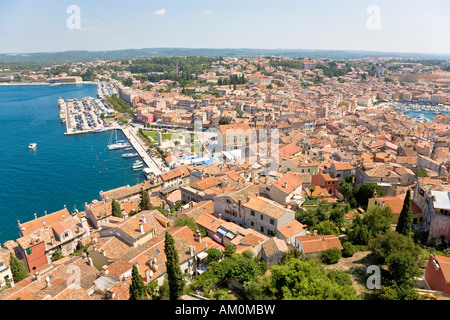 Harbour of Rovinj, Istrien, Croatia Stock Photo