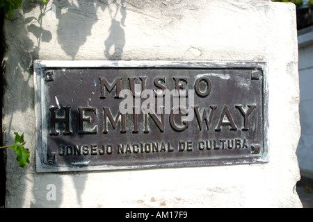Writer Ernest Hemingways s Home Called Finca Vigia Havana Cuba Stock Photo