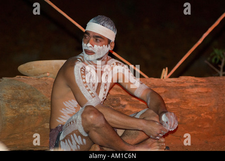 Aboriginal culture program in the Red Dreaming Centre, Alice Springs, Northern Territory, Australia Stock Photo