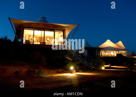 Ayers Rock Resort Hotel Longitude 131, luxury camp at the Ayers Rock, Yulara, Northern Territory, Australia Stock Photo