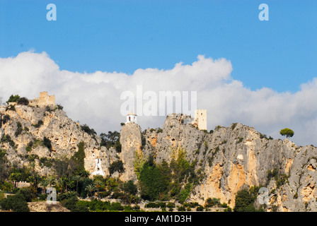 El Castell de Guadalest, Alicante, Spain Stock Photo