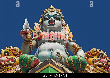 Tamil temple in St. Pierre, La Reunion Island, France, Africa Stock Photo