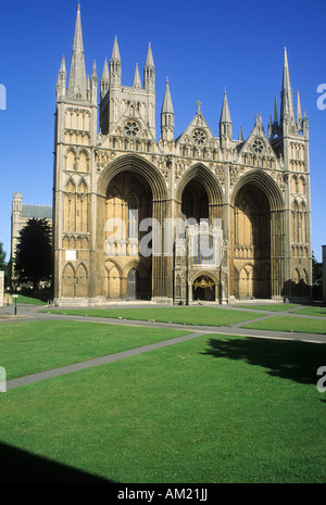 West front of Peterborough Cathedral, England Stock Photo - Alamy