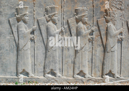immortals persian alamy iran reliefs darius persepolis warriors palace