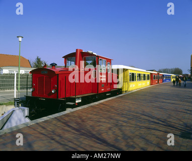 geography / travel, Germany, Lower Saxony, traffic / transport, Langeoog, island train, Additional-Rights-Clearance-Info-Not-Available Stock Photo