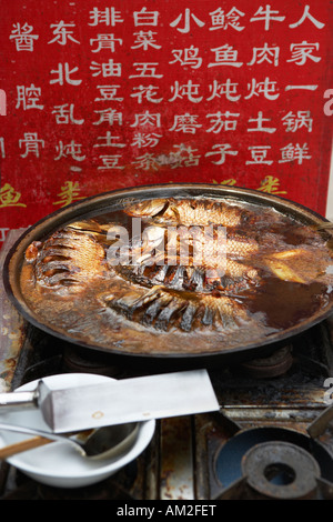 Food on sale in Hutong China Beijing Stock Photo