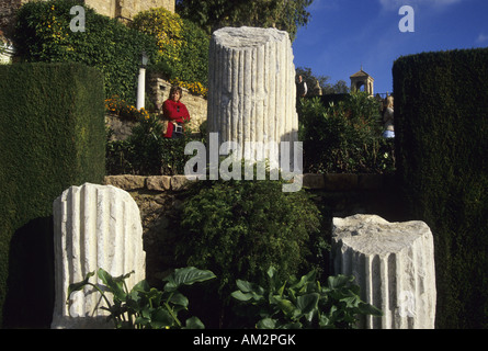 Alcazar de los Reyes Garden CORDOBA Andalusia region Spain Stock Photo