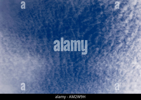Altocumulus (AC) Mackerel Sky Stock Photo