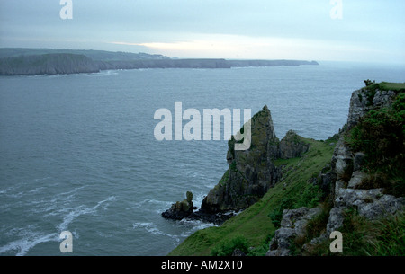 Lydstep Haven in the Pembrokeshire national park Stock Photo