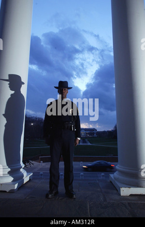 Campus Security, University of Maryland. Stock Photo