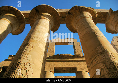 Columns, Karnak Temple near Luxor, Egypt, Africa
