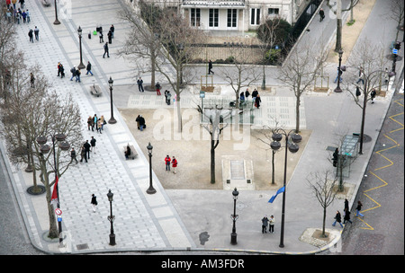 View from the Arc de Triumph Paris, France Stock Photo