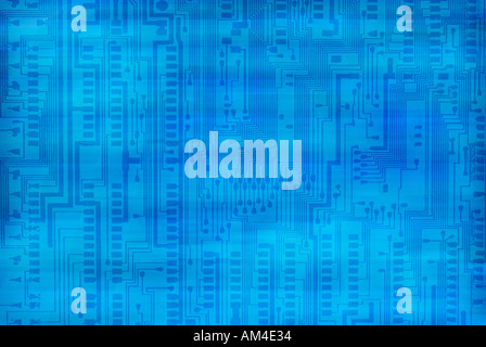 background with circuitry pattern Stock Photo