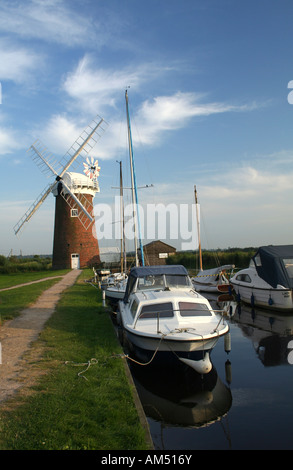 Horsey Mill In Norfolk East Anglia Stock Photo