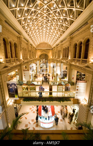 Main arcade Galerias Pacifico shopping mall Buenos Aires. Stock Photo