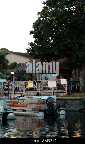 Crystal River harbour in Florida Stock Photo