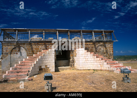 Shirleigh Heights Antigua Dows Hill Fort Stock Photo